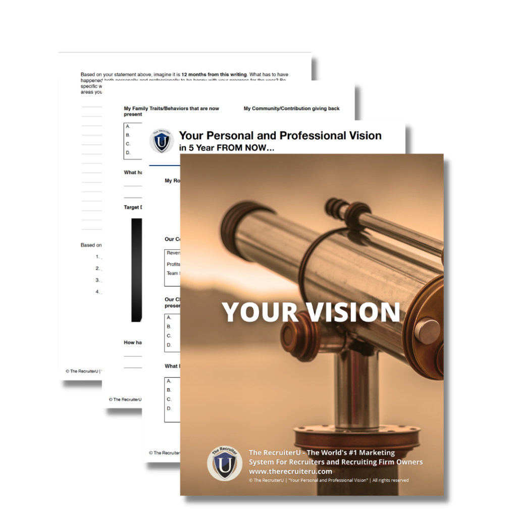 Your Vision Worksheet - Your Personal and Professional Vision